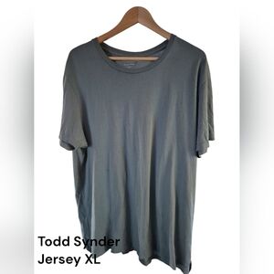 Todd Snyder Charcoal Short Sleeve Tee